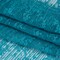 1 Yard Turquoise Floral Plisse Lace Designer Deadstock Polyester Fabric 56 Inch Width